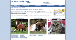 Desktop Screenshot of horse-life.com