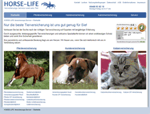 Tablet Screenshot of horse-life.com